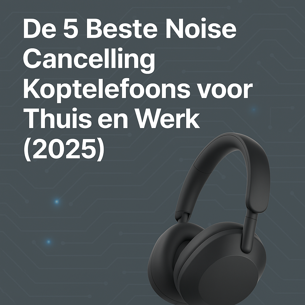De 5 Beste Noise Cancelling Koptelefoons voor Thuis en Werk (2025)