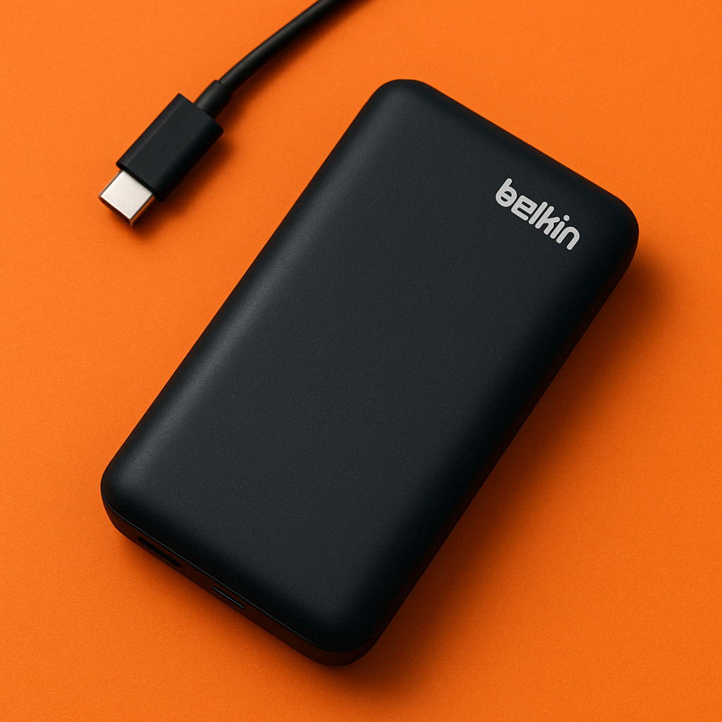 belkin boostcharge powerbank 10000 mah compact met usb-c